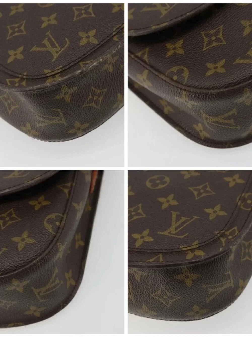 LOUIS VUITTON Monogram Saint Cloud GM Shoulder Bag M51242 LV Auth BA12040